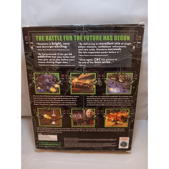 Command And Conquor Tiberian Sun Firepower Big Box Complete with Soundtrack - Picture 3 of 5